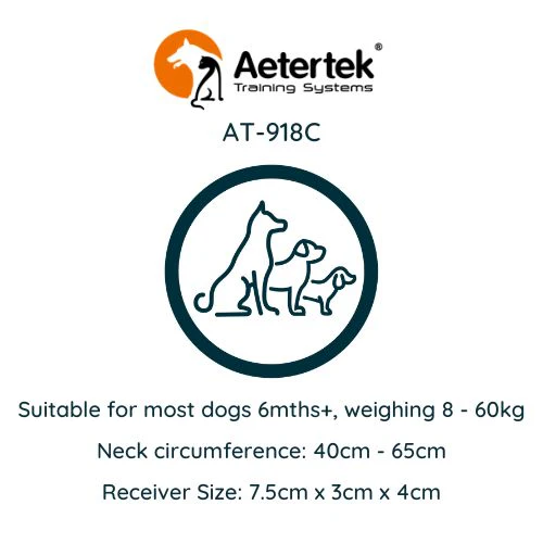 AETERTEK AT-918C Dog Remote Training Collar with Auto-Bark - Image 6