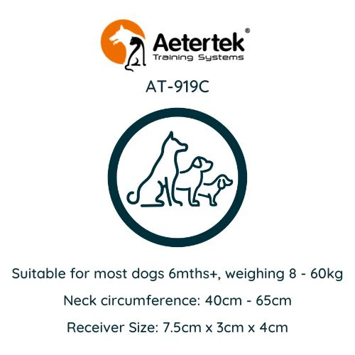 AETERTEK AT-919C Remote Training Collar with Auto-Bark - Image 9