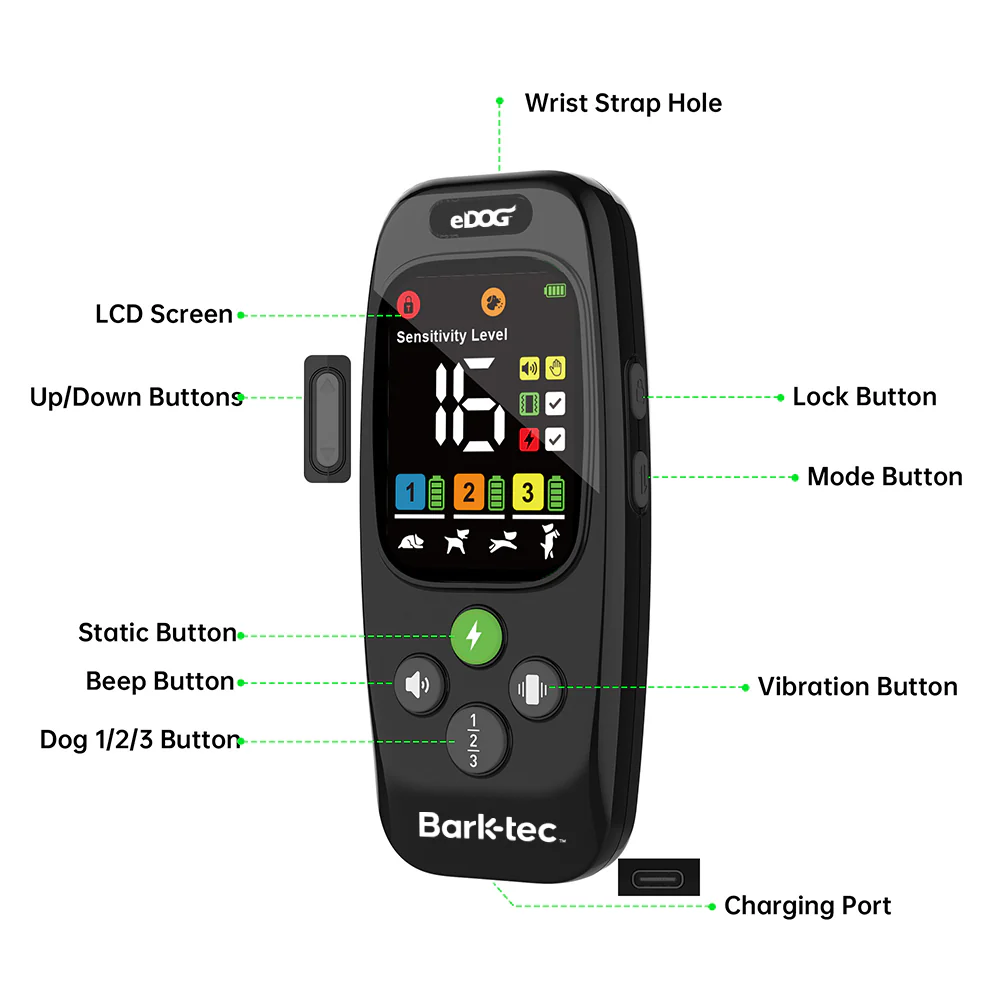 Barktec 2-in-1 Anti-Bark and Remote Training Collar - Image 13