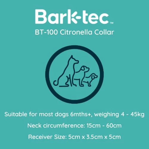 Barktec BT-100 Multi-Pet Citronella Spray Collar for 2 Dogs - Image 3