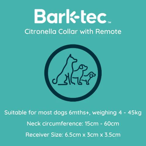 Barktec Citronella Spray Collar with Remote - Image 10