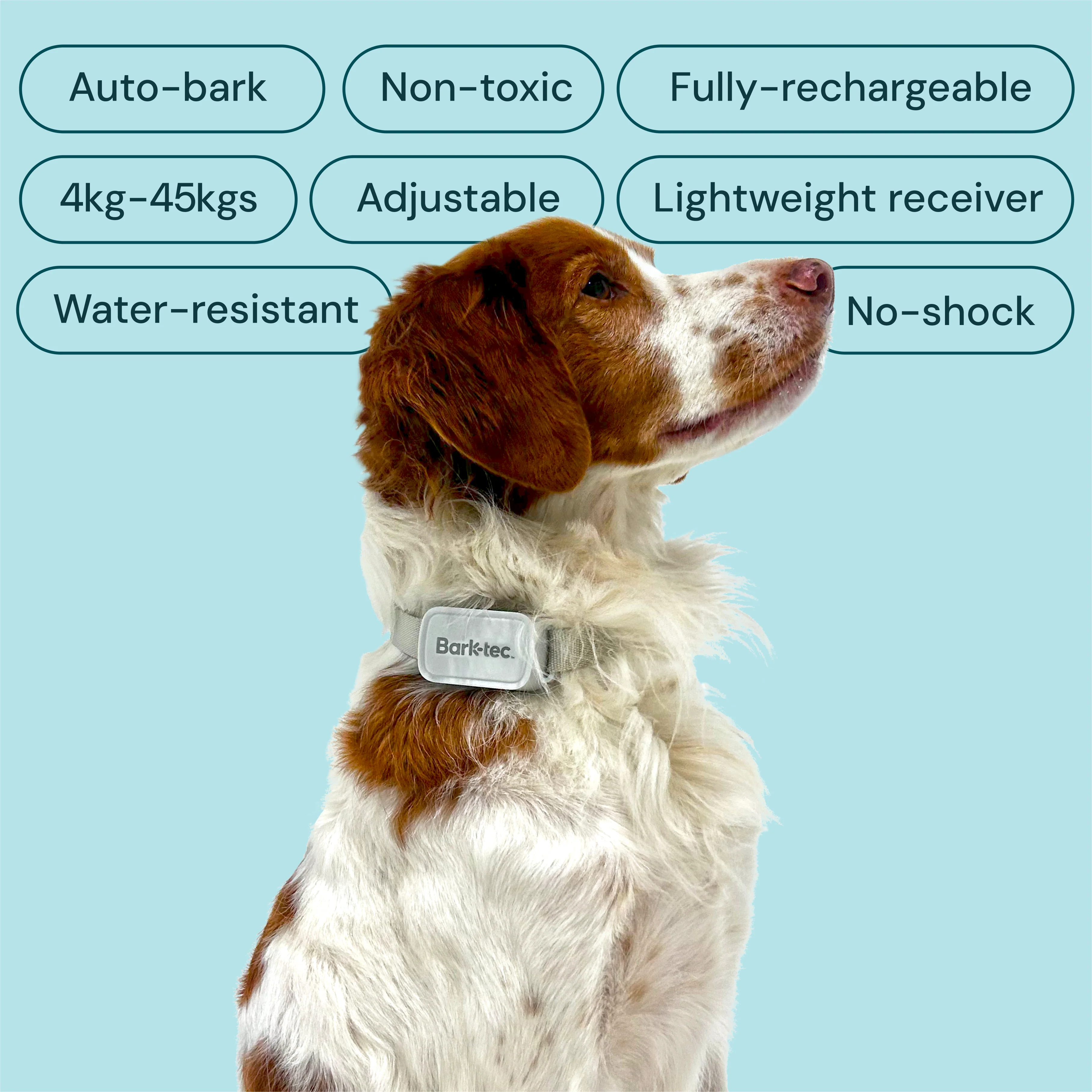 Barktec Rechargeable Sound & Citronella Spray Bark Collar with Refill - Image 5