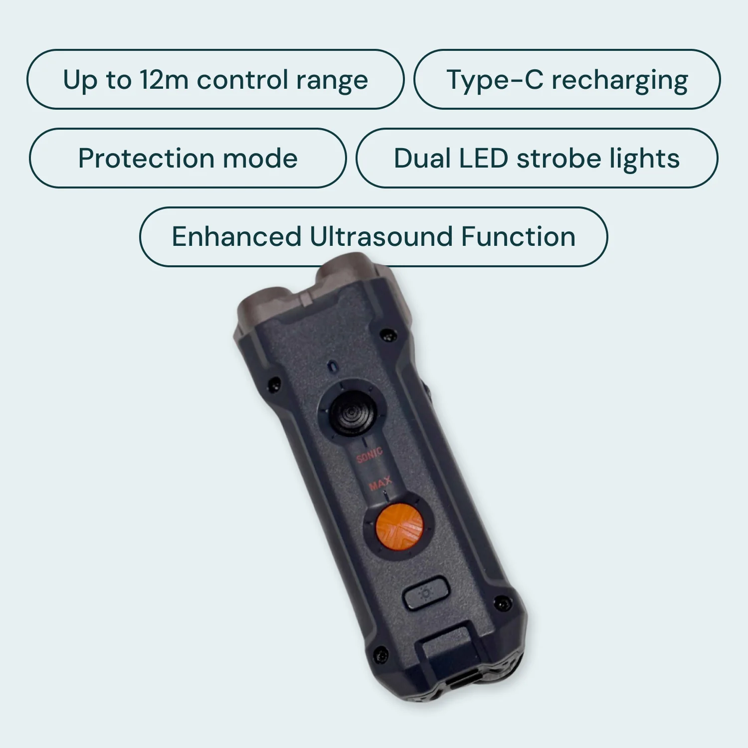Barktec Handheld Ultrasonic Dog Training Anti-Bark Device - Upgrade - Image 3