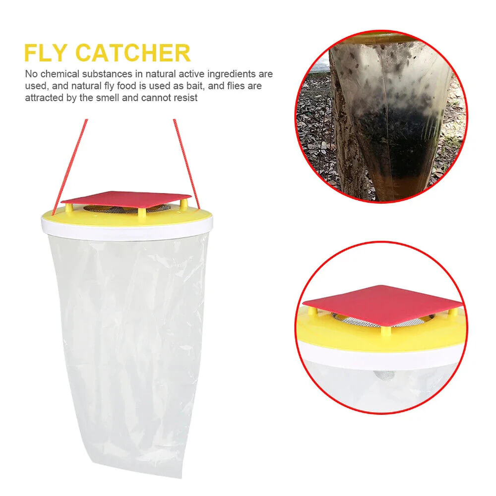 PestGuard Outdoor Non-Toxic Disposable Big Bag Fly Trap - Image 5