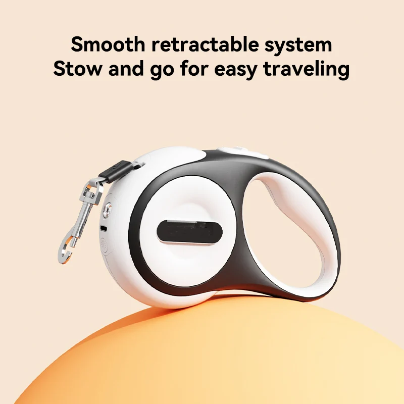 Gramophone Retractable Dog Leash With Light - Green - Image 11