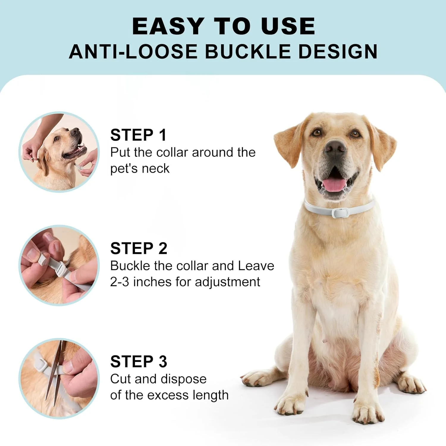 Grey Pest Repellent Collar - 2 pack - Image 12