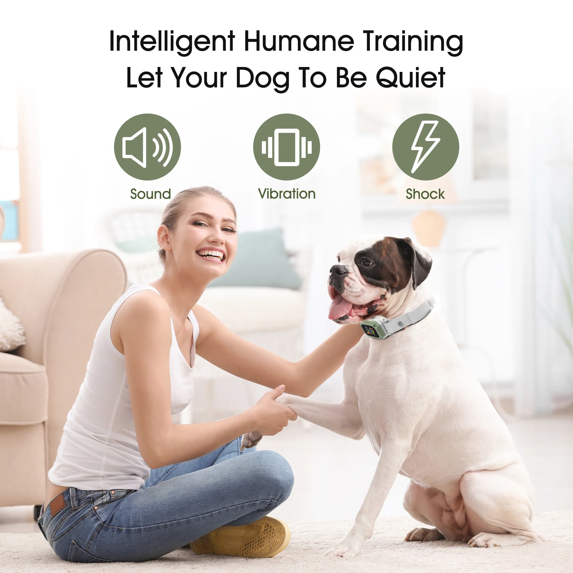 Houndware SmartGuard Anti-Bark Collar with Bark Counter - Image 6
