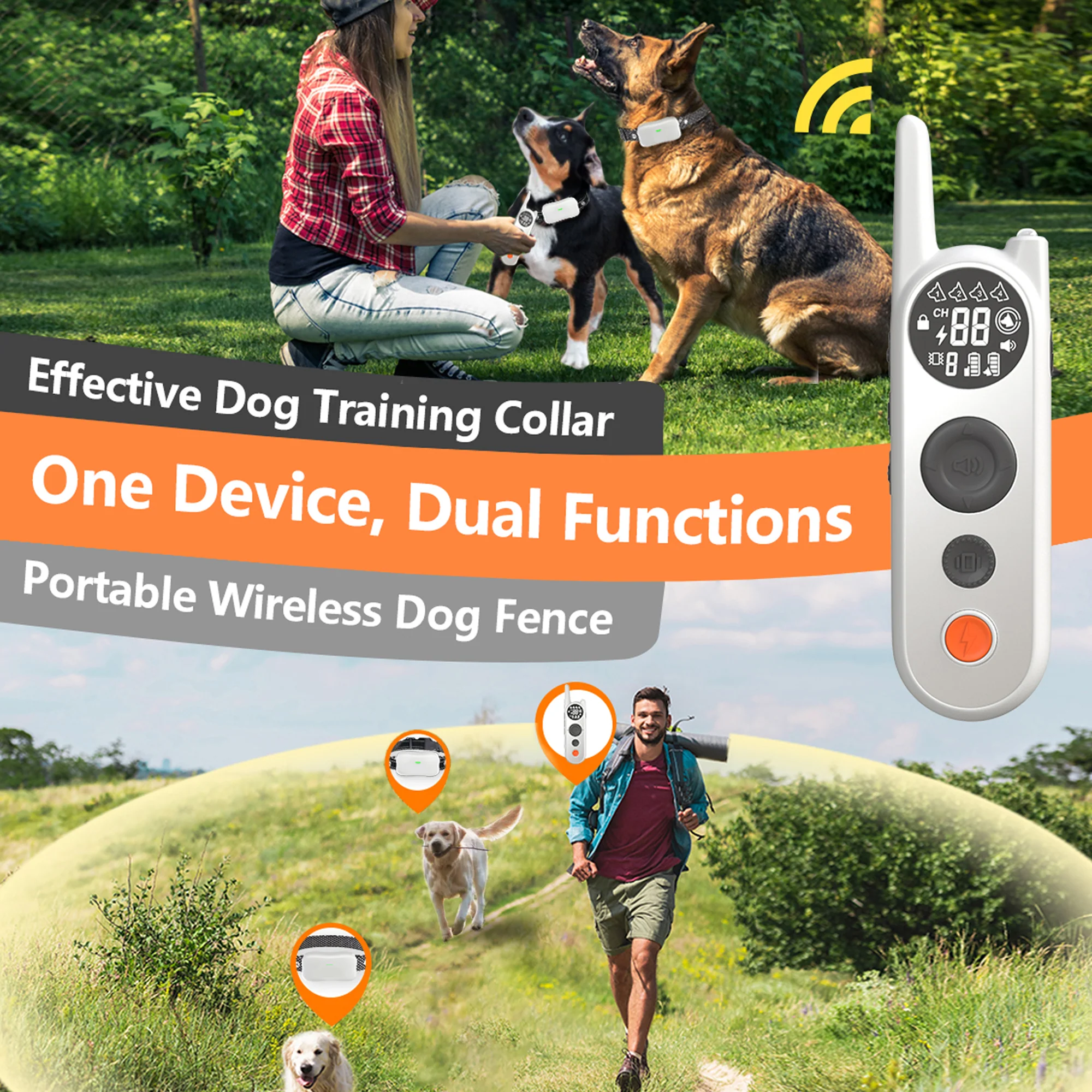 Houndware BoundWise Pro - 2-in-1 Wireless Dog Fence & Training Kit - Image 9