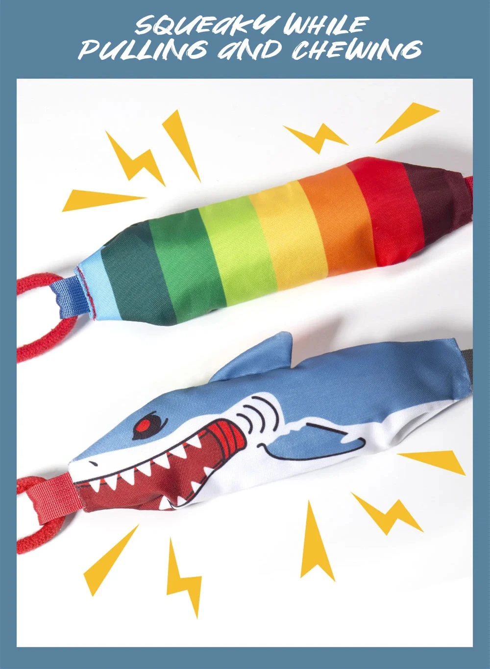 Interactive Tug-of-War Dog Toy with Squeaker - Image 7
