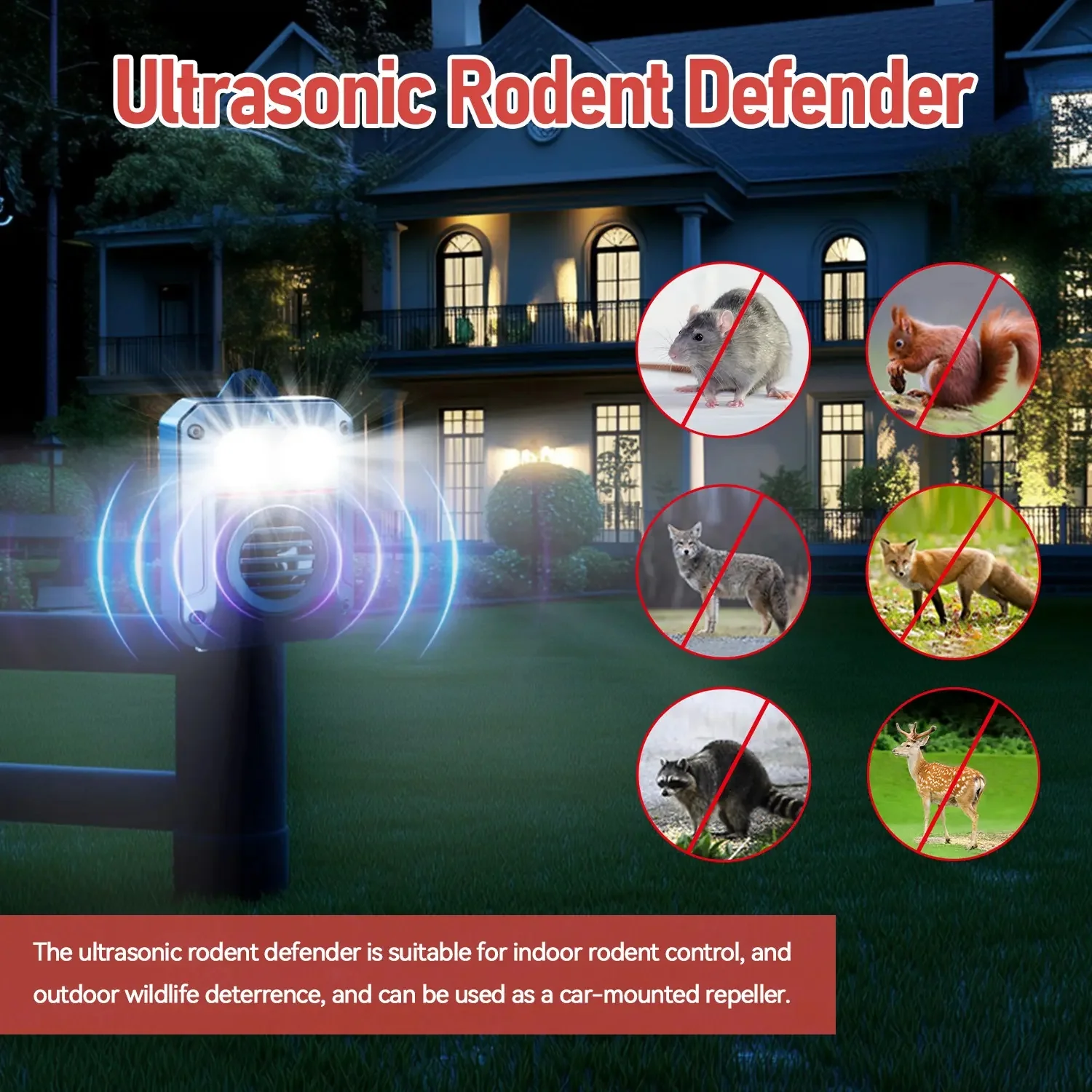 PestGuard Magnetic Ultrasonic Rodent Repeller - Image 10