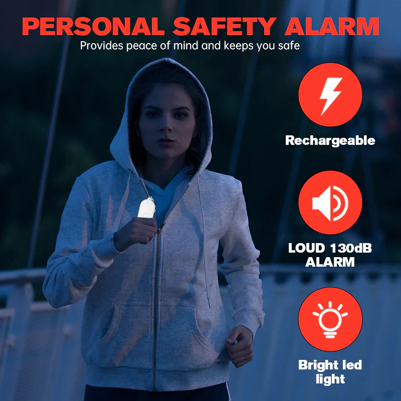 Portable Personal Alarm (Blue) - Image 3