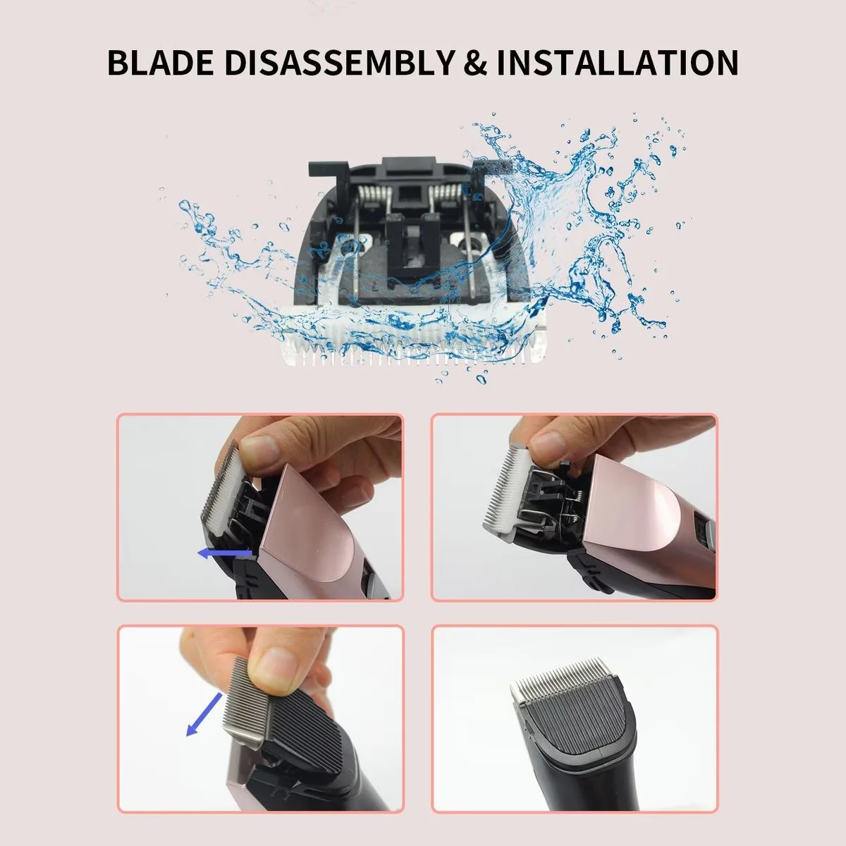 Professional Pet Clipper for Dogs  - Silver - Image 5