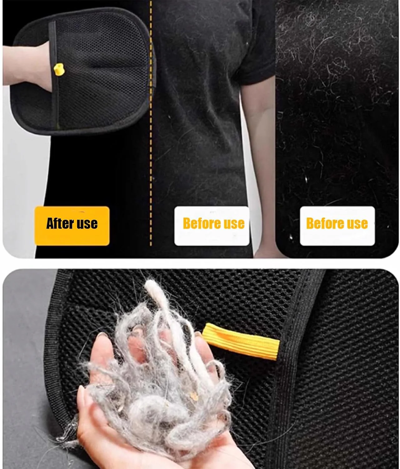 Pet Hair Removal Glove - Reusable Fur Remover & Grooming Mitt - Image 5