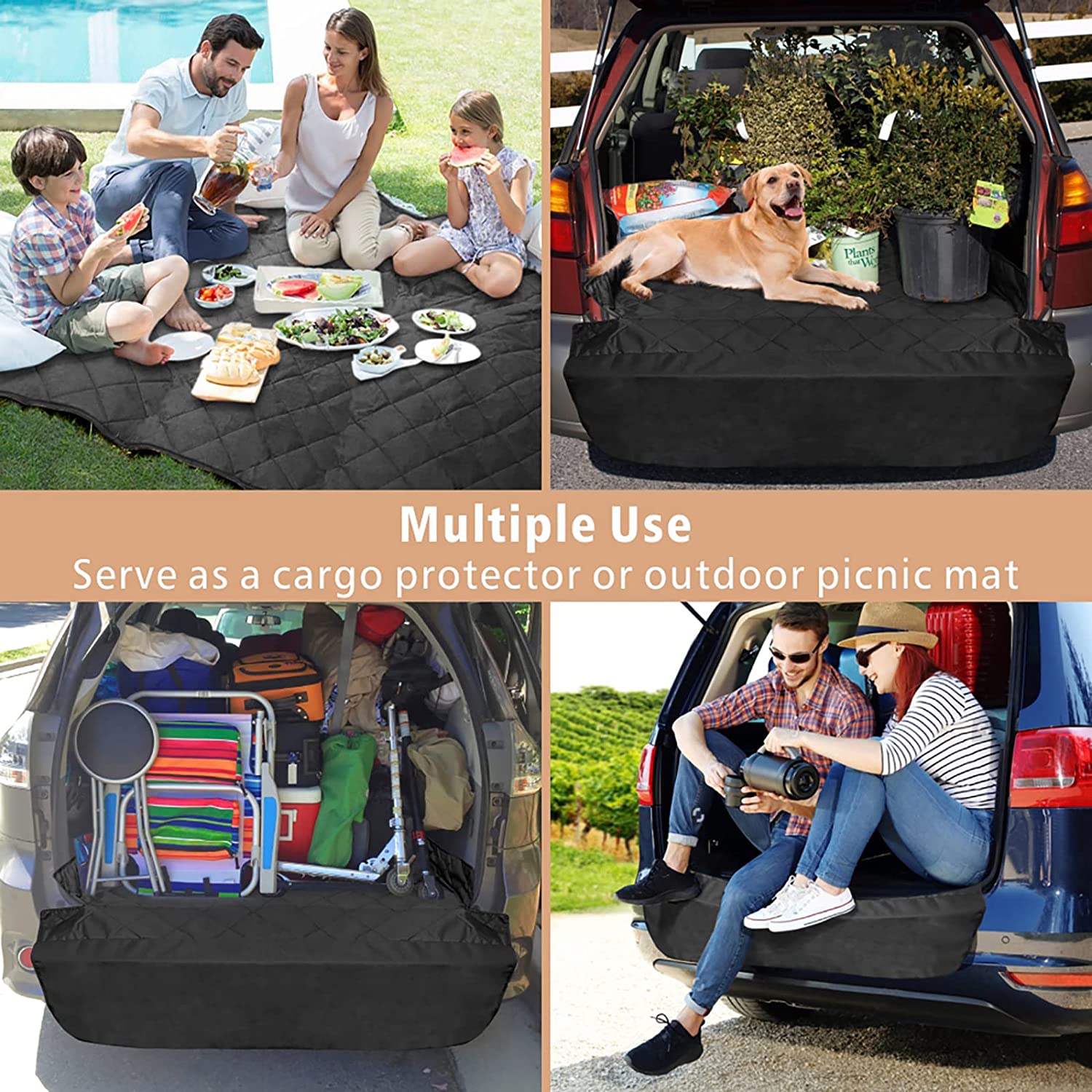 Waterproof Pet Cargo SUV Cover with Extended Flap  - Image 8